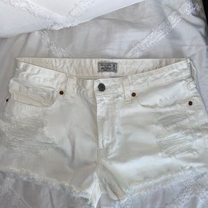 Abercrombie & Fitch Low Rise Denim Shorts